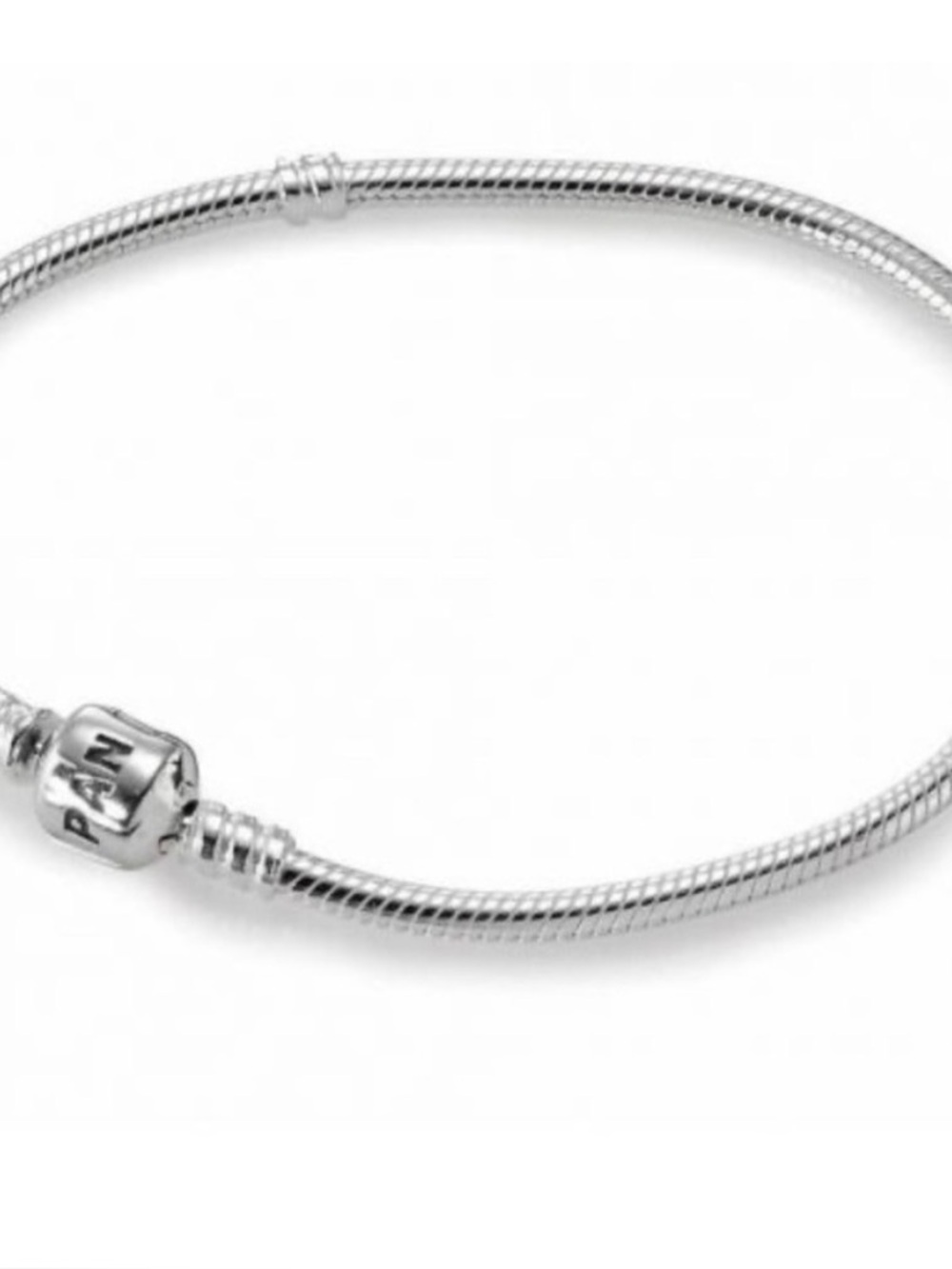 Pandora Sterling Silver Snake Chain Bracelet with Clasp